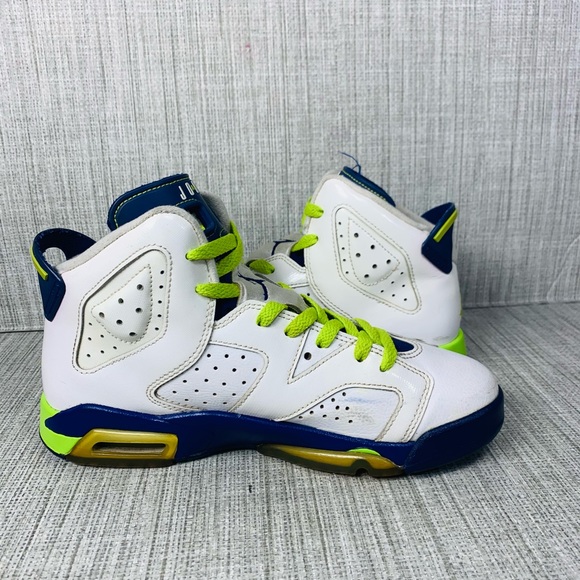 Nike Air Jordan VI 6 Retro GG Seahawks size 8 - Picture 4 of 8